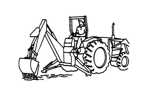 black and white backhoe clipart 20 free Cliparts | Download images on Clipground 2024