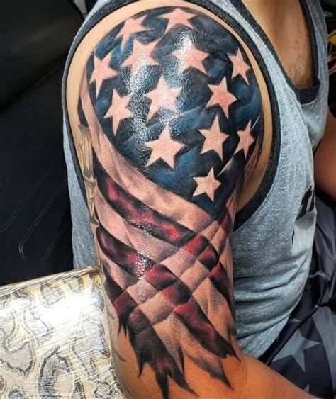 Patriotic Tattoo Sleeve - Worldwide Tattoo & Piercing Blog