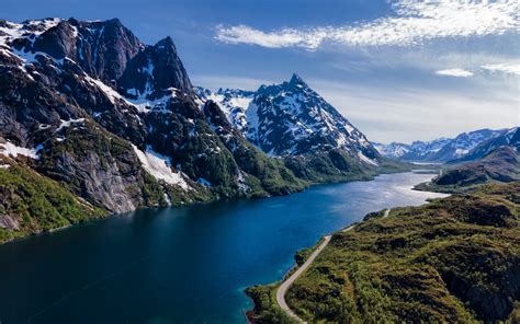 3840x2400 Norway Lofoten Mountains 4k 4K ,HD 4k Wallpapers,Images,Backgrounds,Photos and Pictures