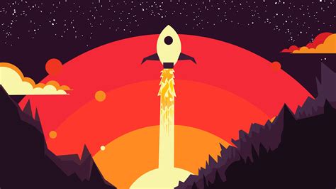 Rocket Launch Vector Artwork Wallpaper,HD Artist Wallpapers,4k Wallpapers,Images,Backgrounds ...