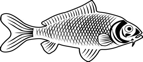 Printable Fish Clipart Black And White Fish black and white fish clip art black and white free ...