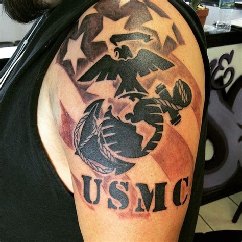 115+ Marine Tattoos Tattoos To Show Your Love For The Forces - Wild ...