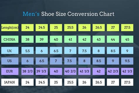 Printable Shoe Size Chart Mens | Images and Photos finder