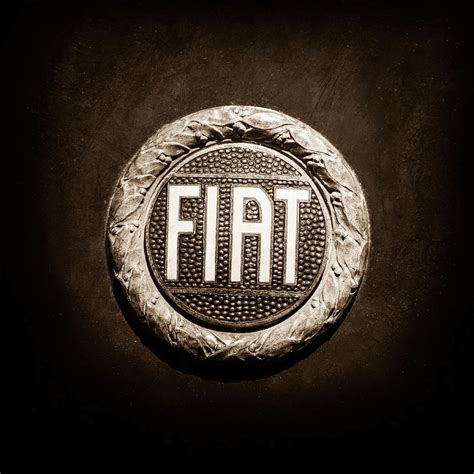 Fiat Emblem -1621s Photograph by Jill Reger | Pixels