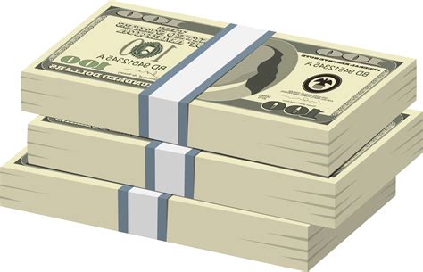 Pack of dollars money clipart design illustration 9303600 PNG