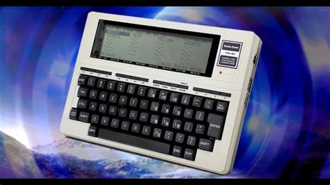 Tandy TRS-80 Model 100: Review & Demonstration :o) - YouTube