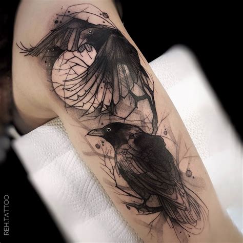 11++ Best Raven feather tattoo meaning image HD