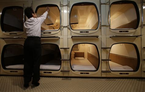 Tokyo's claustrophobic capsule hotel