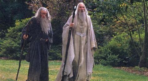 Gandalf and Saruman