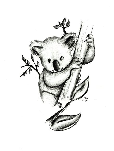 Simple Koala Drawing at PaintingValley.com | Explore collection of Simple Koala Drawing