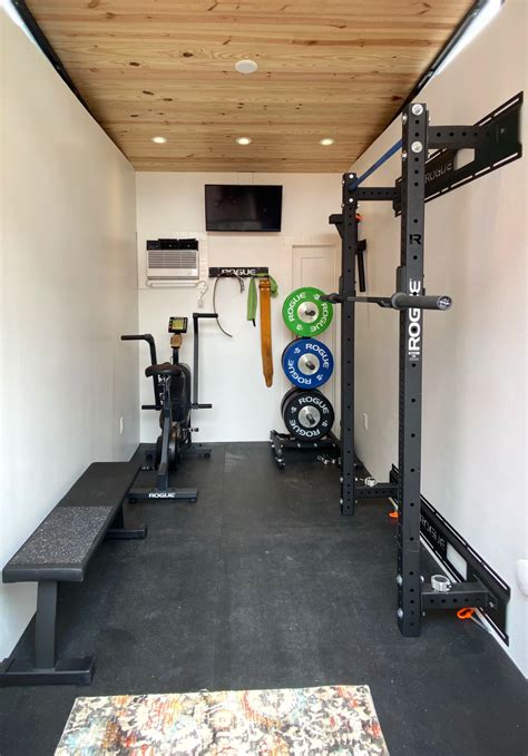 Backyard Shed Gym - Imgur | Gym room at home, Home gym basement, Home gym decor