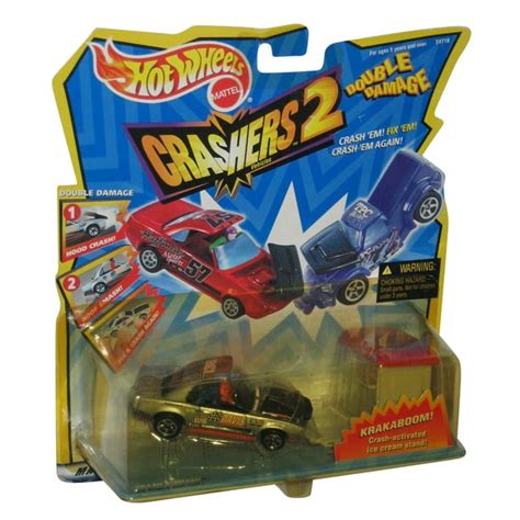 Hot Wheels Crashers 2 Double Damage Crash & Smash Vehicle Toy Car Set - Walmart.com - Walmart.com