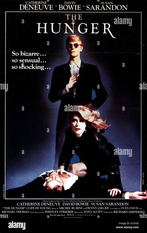 THE HUNGER - poster for 1983 MGM/UA film with Catherine Deneuve and ...