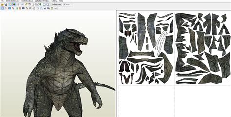 Godzilla Papercraft WIP by Alejandr0-M on DeviantArt