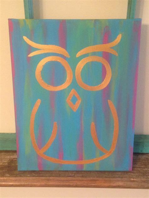 Owl Painting Canvas at PaintingValley.com | Explore collection of Owl ...