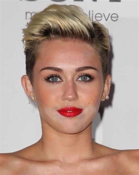 Miley Cyrus Short Blonde Hair