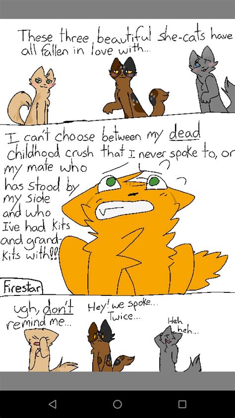 Firestar can't choose | Warrior cats funny, Warrior cats comics, Warrior cat memes