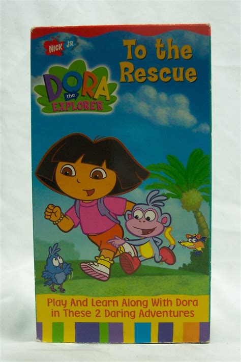 Vintage Nick Jr. DORA THE EXPLORER to the Rescue Cartoon Vhs - Etsy