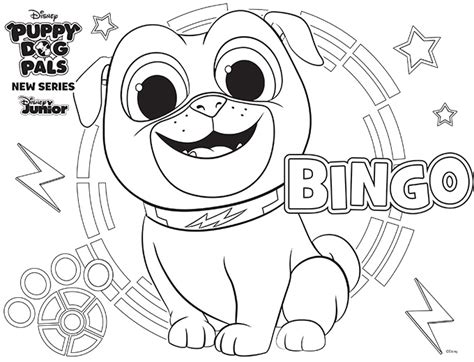 Bingo And Rolly Puppy Dog Pals Coloring Pages Coloring Pages