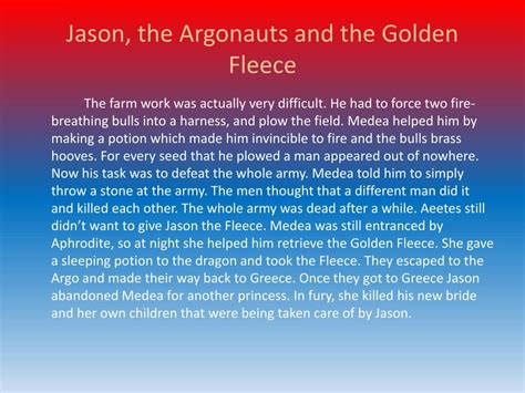 PPT - Jason, the Argonauts and the Golden Fleece PowerPoint Presentation - ID:2170170