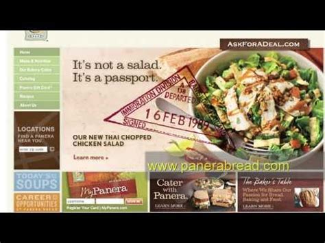 Panera Bread Printable Coupons