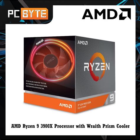 AMD Ryzen 9 3900X Processor with Wraith Prism Cooler | Shopee Malaysia