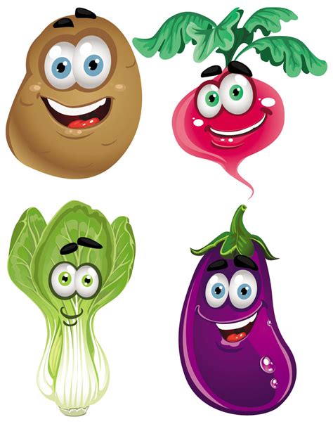 Cartoon Fruits And Vegetables - ClipArt Best