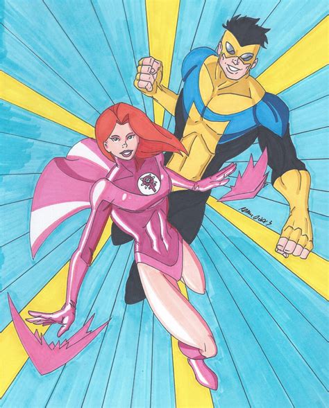 Invincible and Atom Eve by RobertMacQuarrie1 on DeviantArt