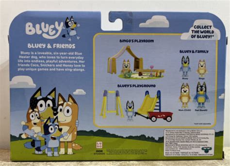 Bluey & Friends Snickers, Coco, Bluey, Honey Playset New for 2021 ...