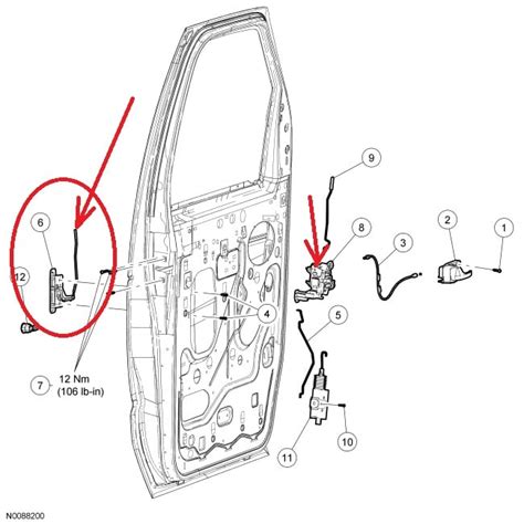 Ford econoline interior door panel