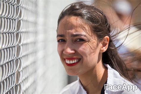 FaceApp Smiling | AOC Visiting Migrant Detention Facility | Know Your Meme