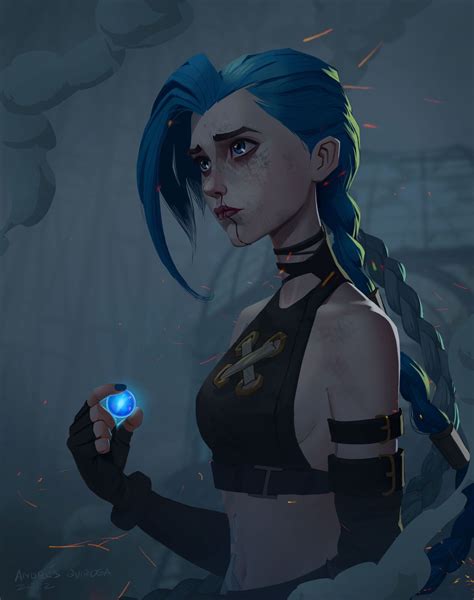 Fan art Jinx (Arcane), Andrés Quiroga | League of legends characters, Lol league of legends ...