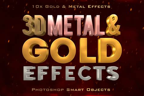 20+ Best Metallic Photoshop Effects (Metallic Text, Textures, Fonts & Metallic Look) - Theme Junkie