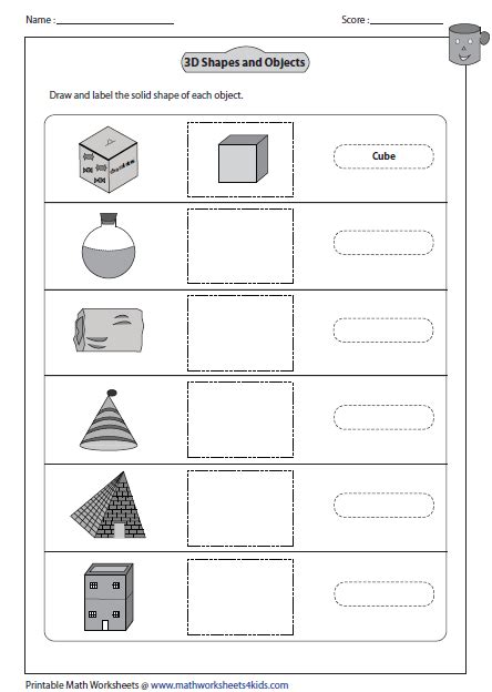 3d Shapes Worksheets Pdf – Askworksheet