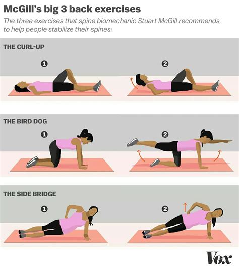 The McGill Big 3 - Exercises For Core Stability & Lower Back Pain