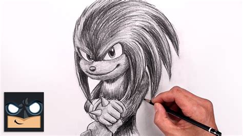 How To Draw Knuckles | Sonic 2 Sketch Art Lesson (Step by Step) - YouTube