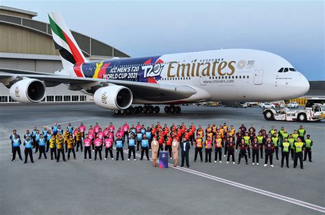 The Emirates ICC Men’s T20 World Cup A380 livery makes its debut, capturing the energy and ...