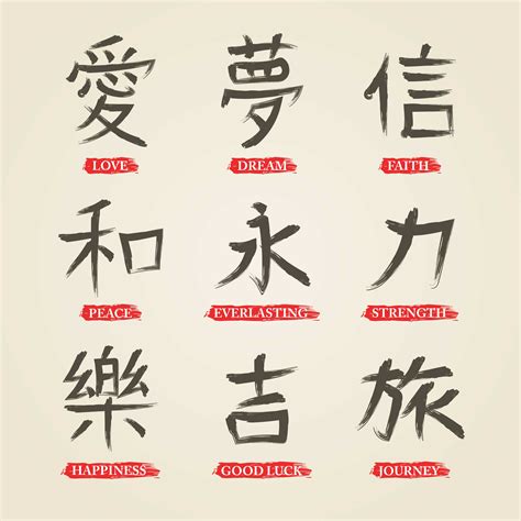 Japanese Calligraphy Words