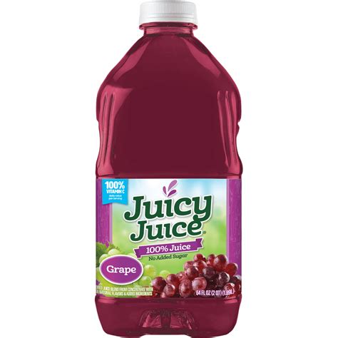 Juicy Juice 100% Juice Grape, 64 oz - Walmart.com - Walmart.com