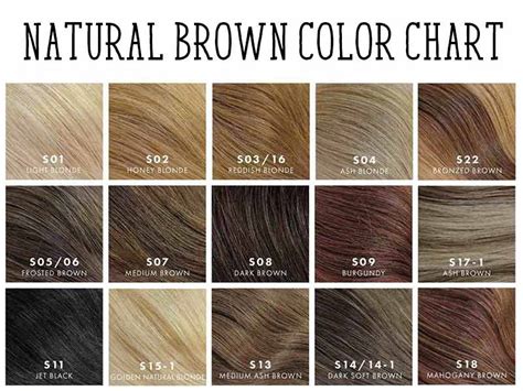 The Insider Secret On Natural Hair Color Chart Uncovered - Layla Hair ...