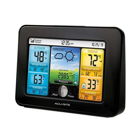 AcuRite Color LCD Home Weather Station - Premium Wireless Outdoor Thermometer - Walmart.com ...