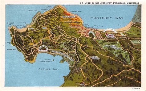 Monterey Area Map