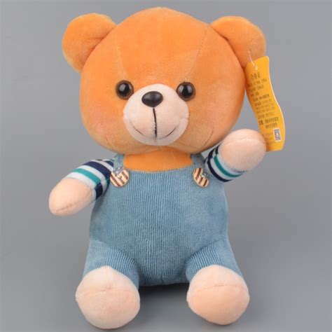 20cm Blue Color Baby Teddy Bear Stuffed Plush Toy, Kids Doll Gift Free ...