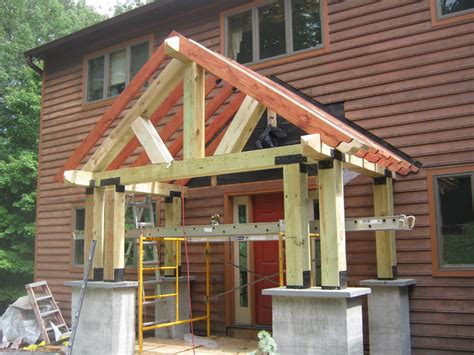 Timber frame Porch - Eclectic - Porch - Philadelphia