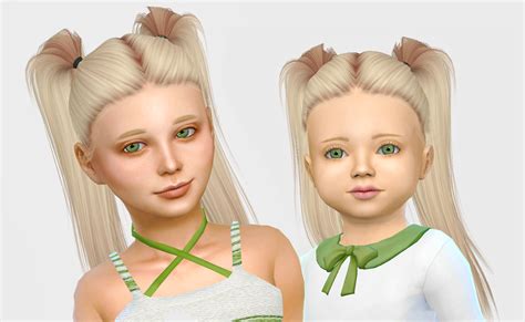 Sims 4 cc kids hair pack - visitret