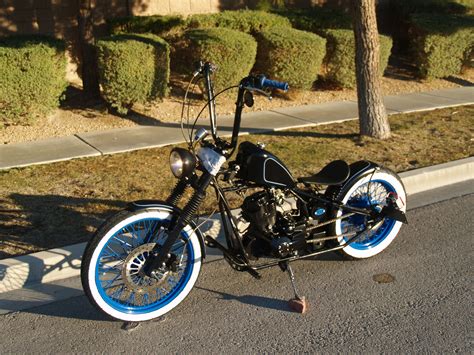 My Newest Custom | Bobber, Custom bikes, Mini chopper