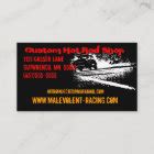 55 Chevy Gasser Burnout Business Card | Zazzle