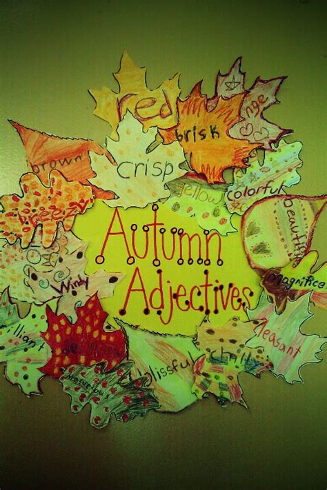 Ms. Lopez's Second Grade Class: Autumn Adjectives