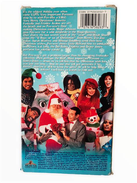 Pee-wees Playhouse Christmas Special Vhs - Etsy