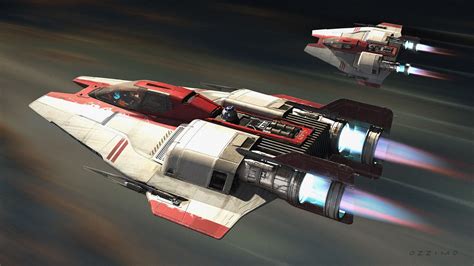 V-wing fighter concept, Paul Ozzimo on ArtStation at https://www ...